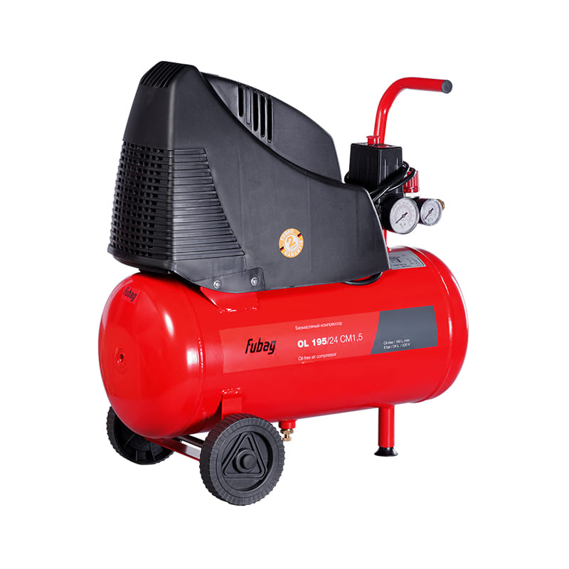Компрессор безмасляный коаксиальный Fubag OL 195/24 CM1.5