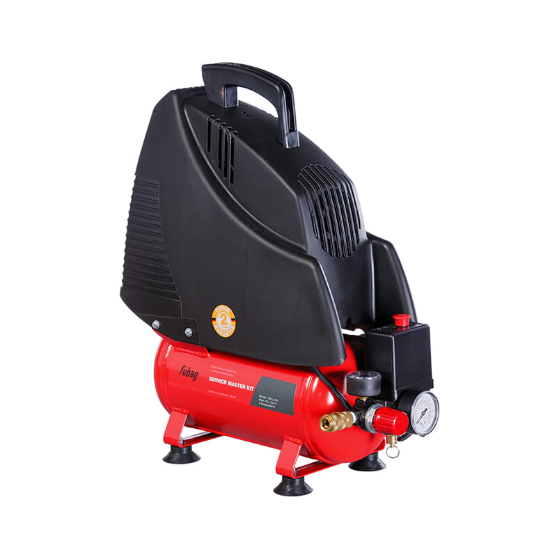 Компрессор безмасляный коаксиальный SERVICE MASTER KIT ( + 6 предметов) Fubag