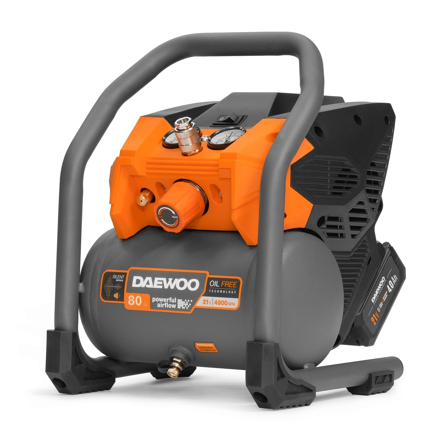 Компрессор безмасляный DAC 80S Li SET Daewoo Power