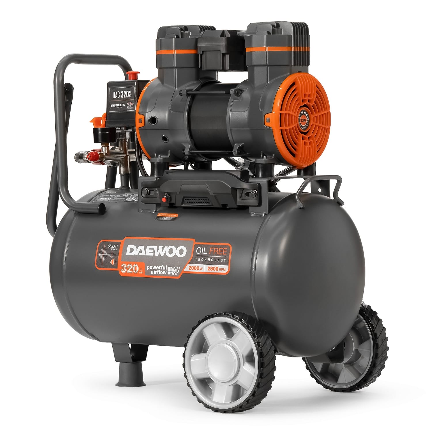 Компрессор безмасляный DAC 320S Daewoo Power