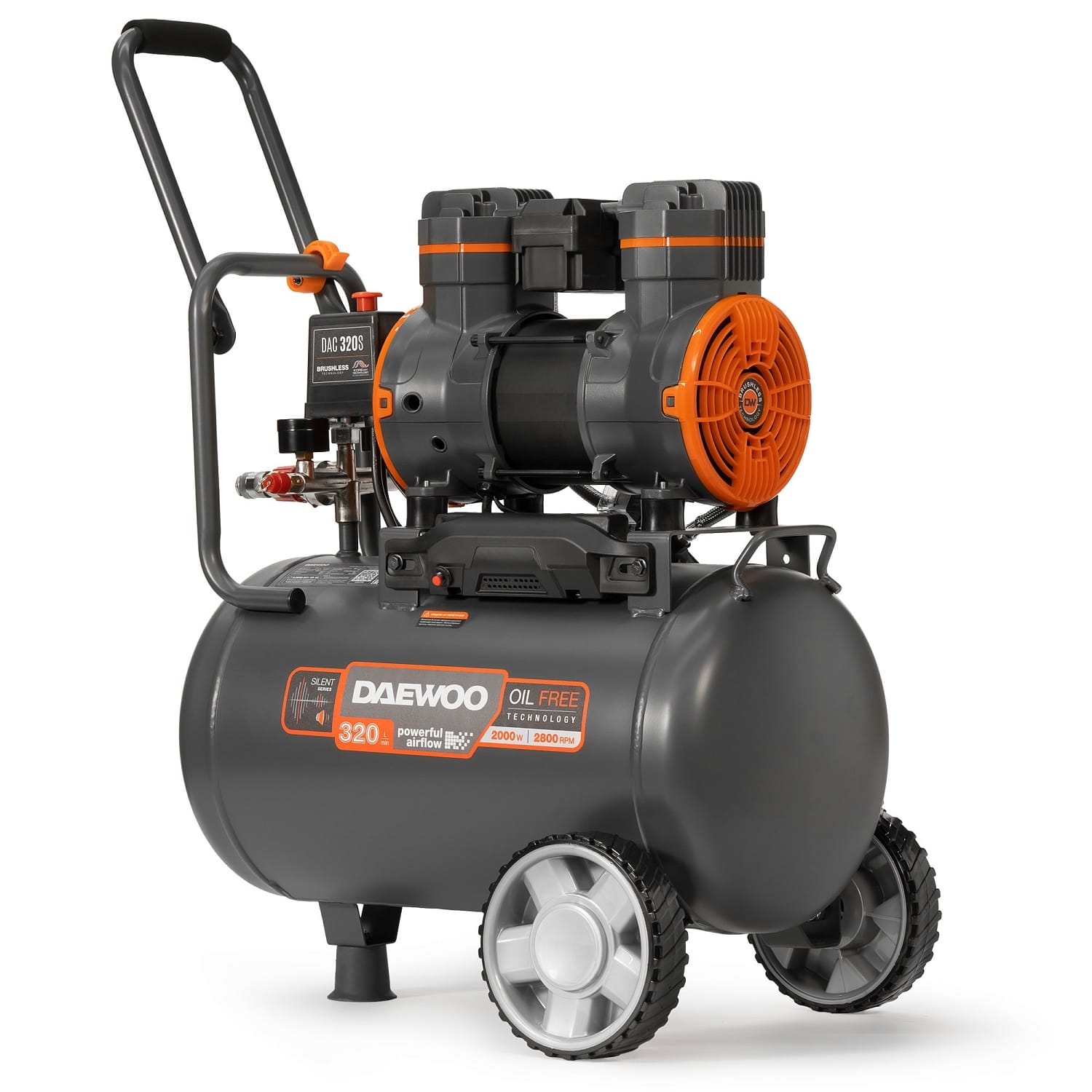 Компрессор безмасляный DAC 320S Daewoo Power