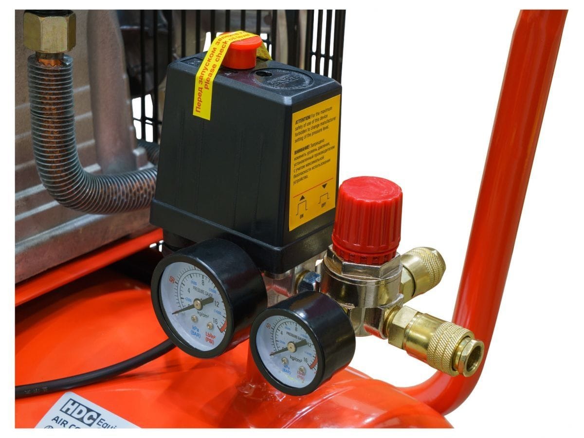 Компрессор ременной (396 л/мин, 10 атм, ременной, масляный, ресив. 50 л, 220 В, 2.20 кВт) HDC Equipment HD-A051