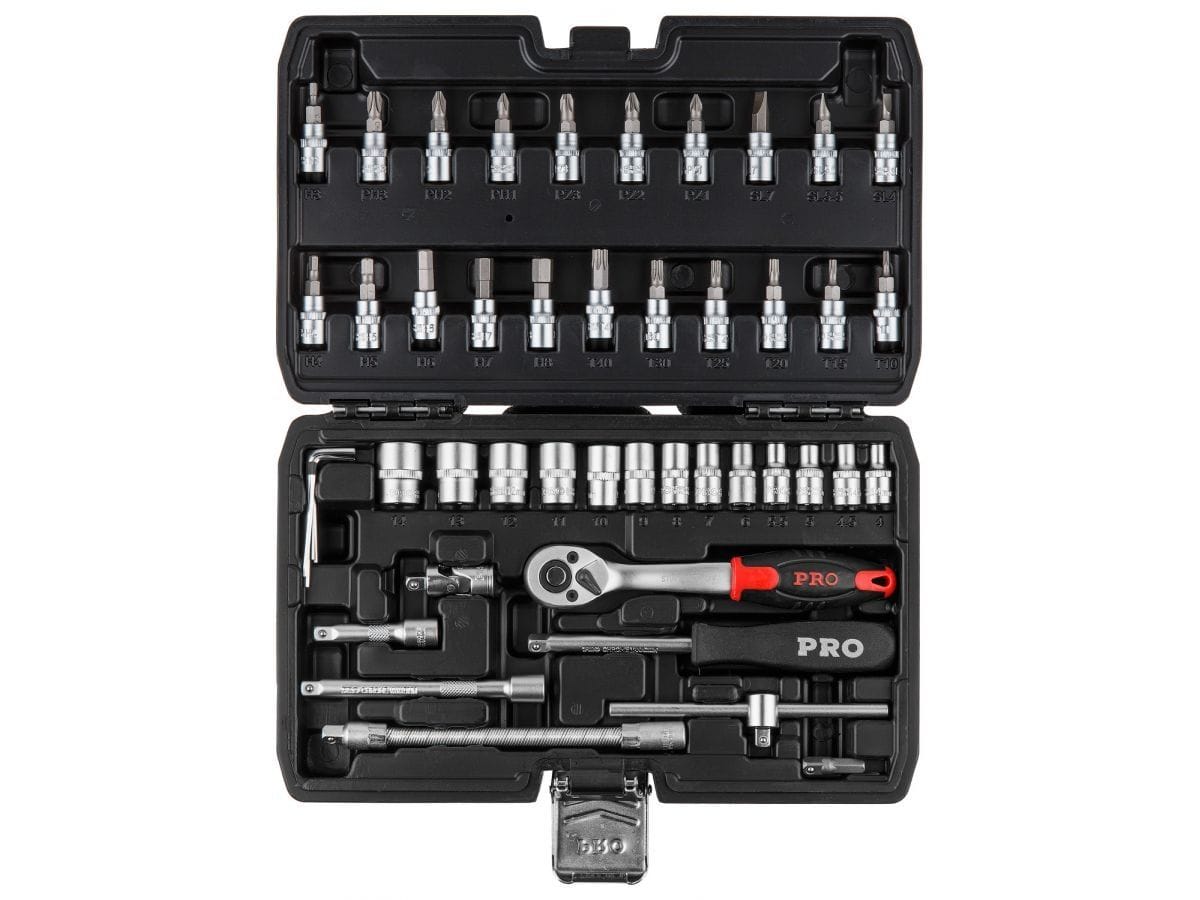 Набор головок и бит 46пр. 1/4" PRO STARTUL PRO-046S