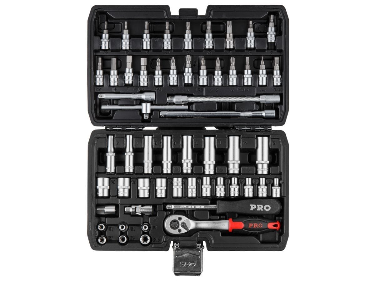 Набор головок и бит 56пр. 1/4" PRO STARTUL PRO-056S