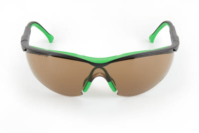 Очки открытые коричневые PC StrongGlass (РС - поликарбонатное стекло, светофильтр - коричневый 5-2,5) СОМЗ