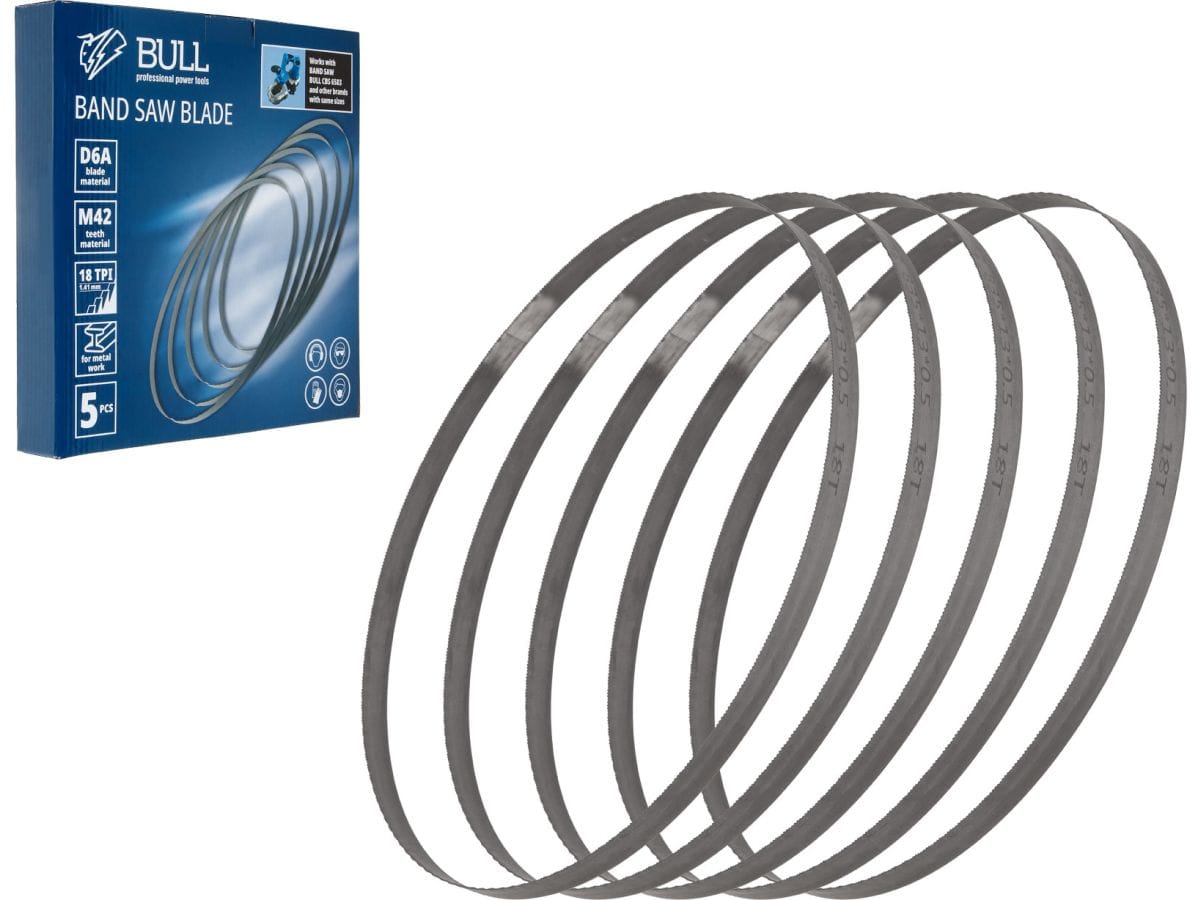 Ленточное пильное полотно 835х13мм 5шт в кор. (D6A, M42) BULL