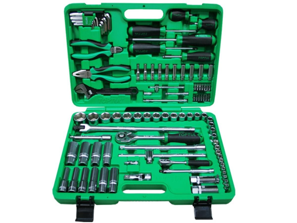 Набор слесарного инстр-та в чем. 97предм. 1/4",1/2" 6гр. TOPTUL GCAI9701