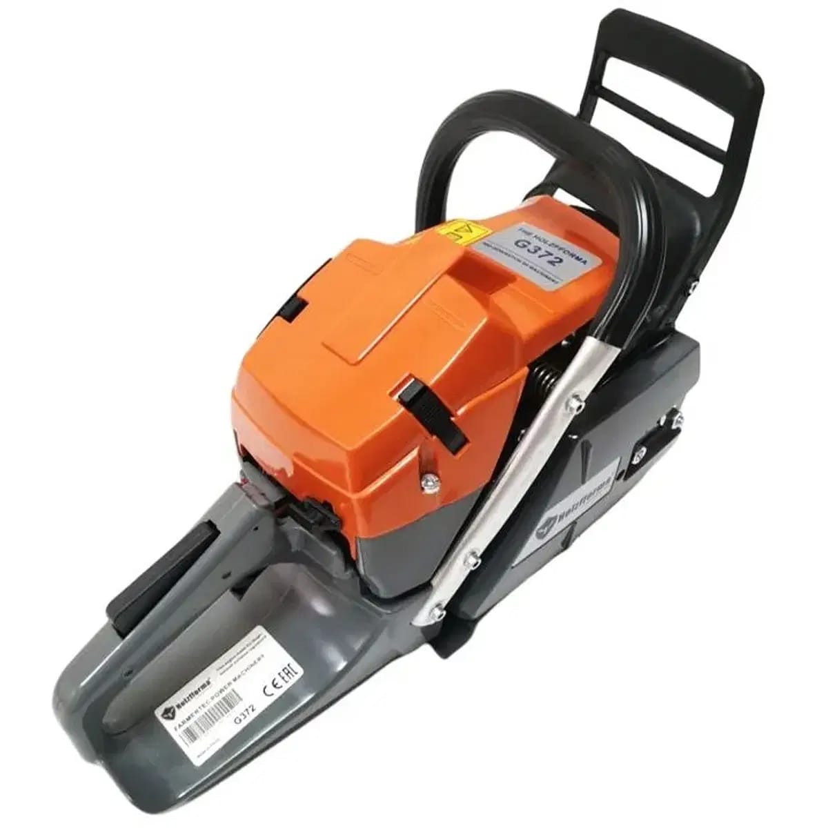 Бензопила Holzfforma G372 Orange Dark Gray (с шиной и цепью 37см), (Hus 365) Holzfforma CS36588GY-k37