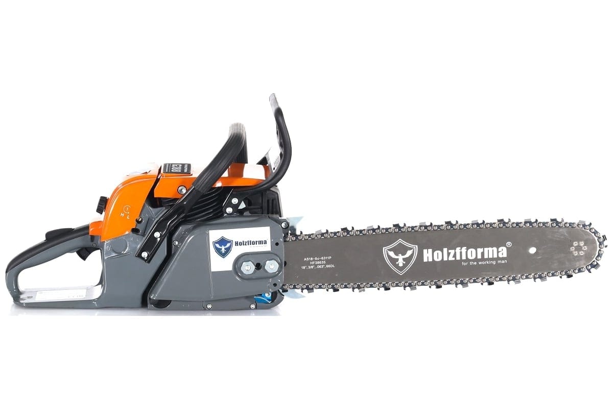 Бензопила G388 Holzfforma Orange Dark Gray 3,6кВт (без шины и цепи), FARMERTEC Holzfforma CS03866OR