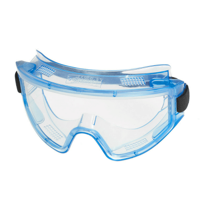 Очки закрытые панорамные прозрачные PC Super (прямая вентиляция, светофильтр - прозрачный) СОМЗ