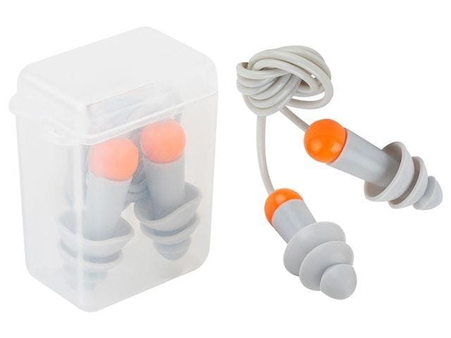 Беруши в контейнере со шнурком многоразовые (33 дБ) JETA SAFETY SONIDO MAX