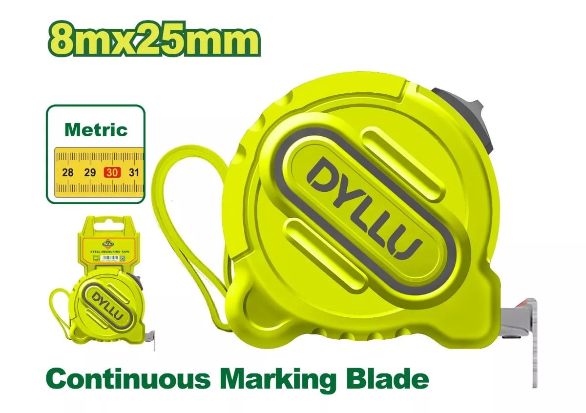 Рулетка 8 м DTMT1240M DYLLU