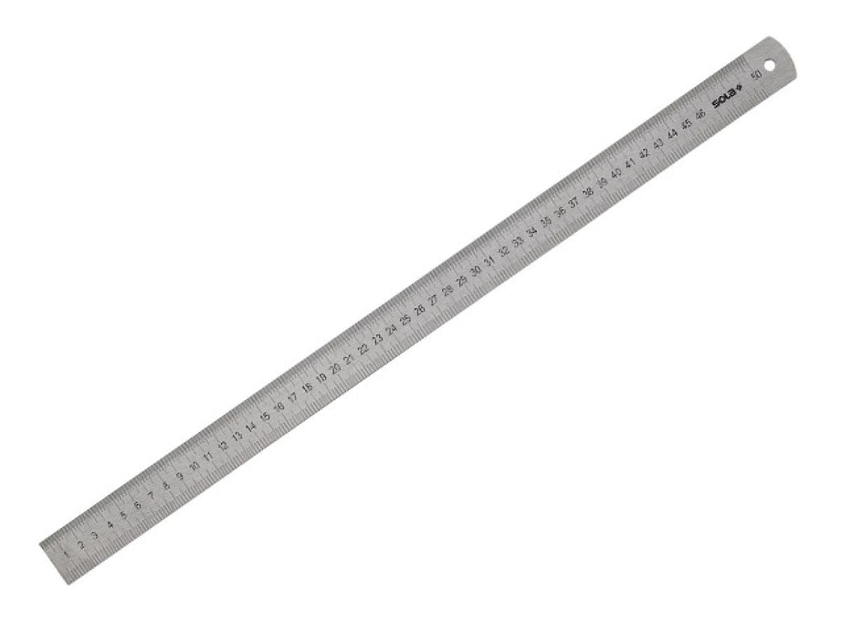 Линейка измерительная 300мм шир. 30мм LSB 300 слесарная SOLA