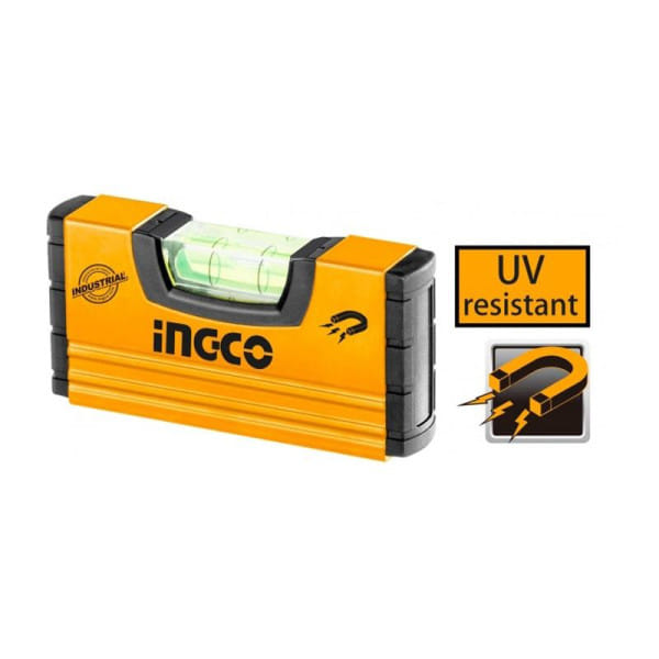 Уровень компактный магнитный 100 мм INDUSTRIAL INGCO HMSL03101
