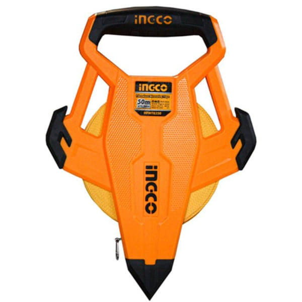 Рулетка геодезическая фибергласовая 50х12.5 мм INDUSTRIAL INGCO HFMT8350