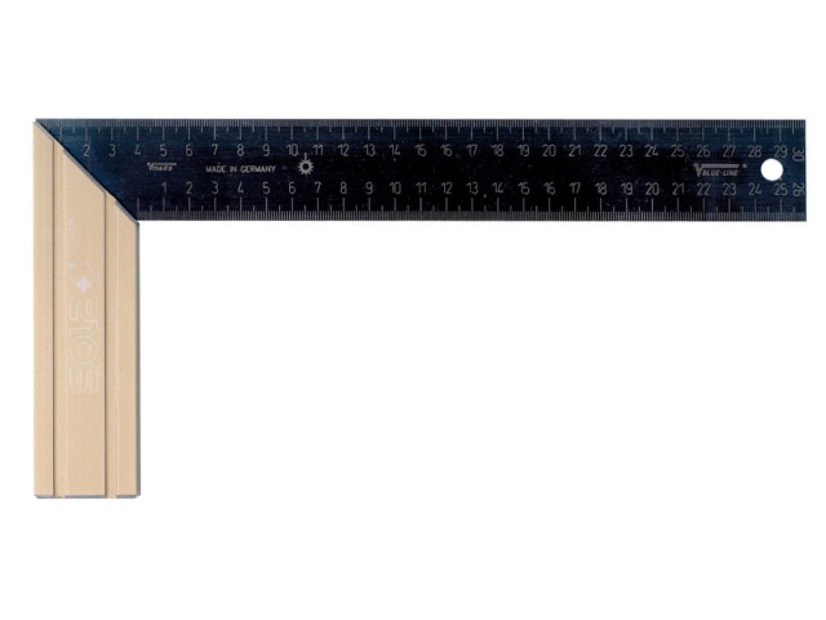 Угольник столярный 400х170мм алюм. скошен. рукоятка SOLA SRG 400