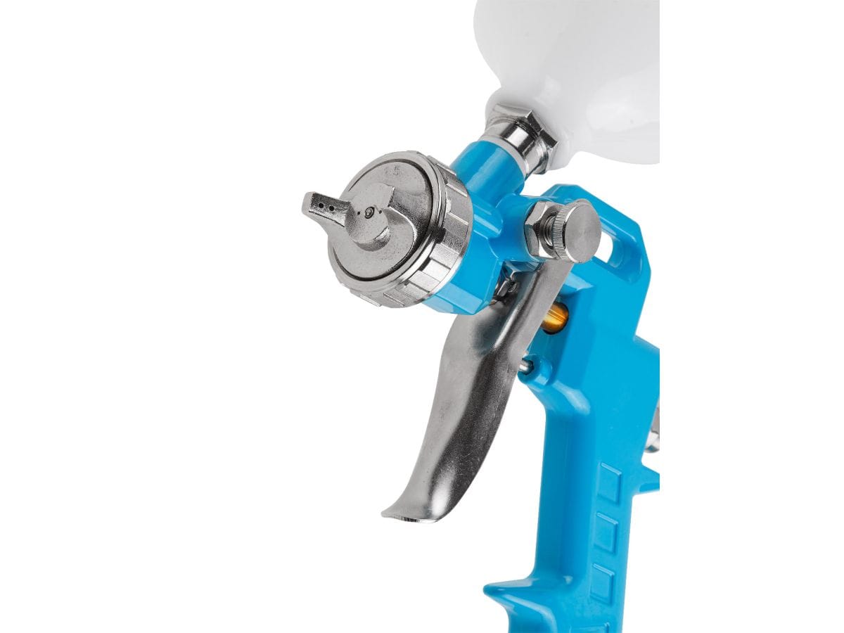 Краскораспылитель (HP, сопла ф 1.5, 1.8, 2.5 мм, верх. бак 600 мл) DGM Air Gun 100