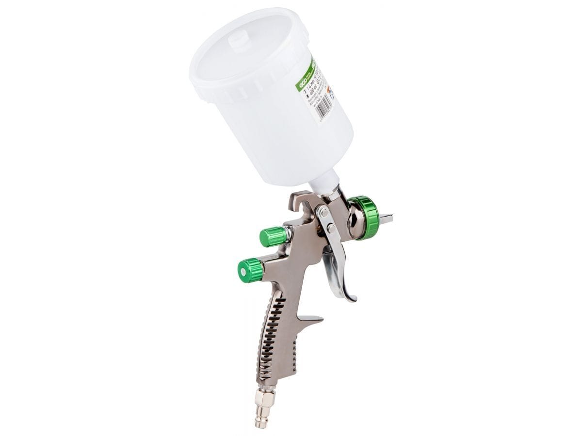 Краскораспылитель (сопло ф 1.4 мм) (LVLP, сопло ф 1.4 мм, верх. бак 600 мл) ECO SG-3000L