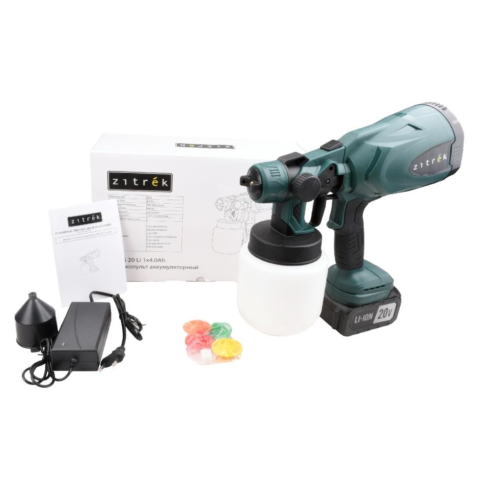 Краскопульт аккумуляторный ZKSG 20 Li Zitrek