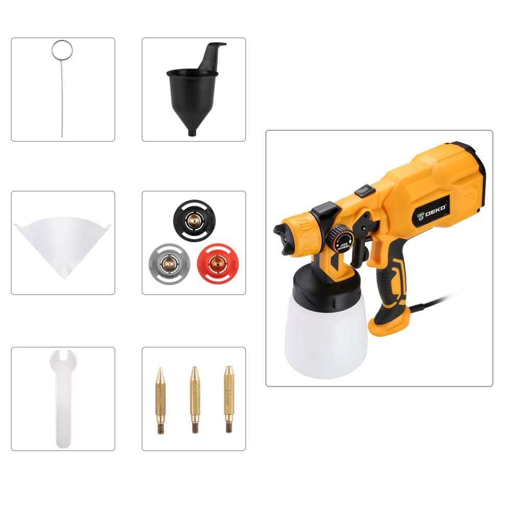 Краскопульт электрический DKSG55K1 HVLP Deko