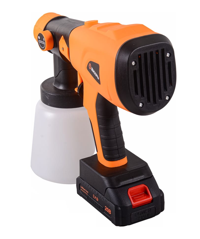 Краскораспылитель аккумуляторный АКП-20Li ВИХРЬ