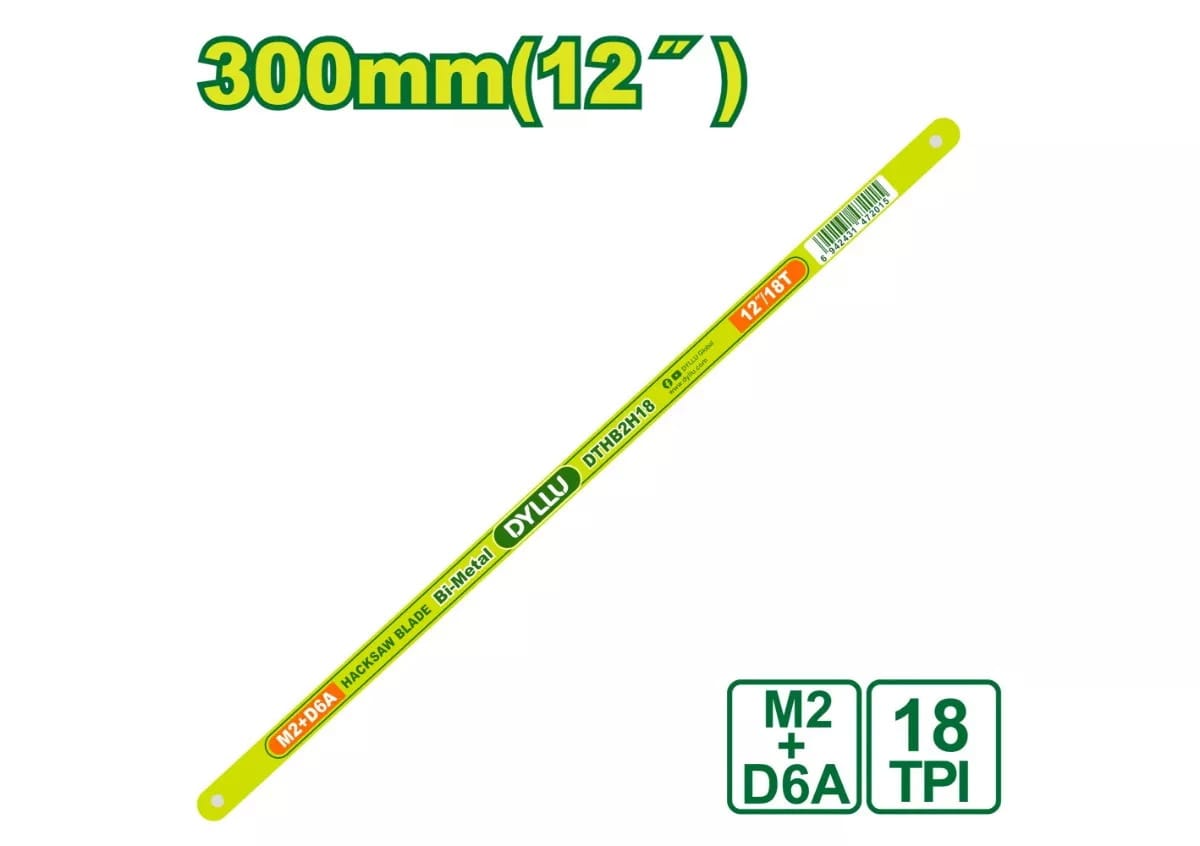 Полотно ножовочное биметаллическое 300 мм DTHB2H18 DYLLU