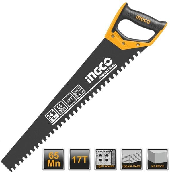 Ножовка по пенобетону 600 мм INDUSTRIAL INGCO HCBS016001