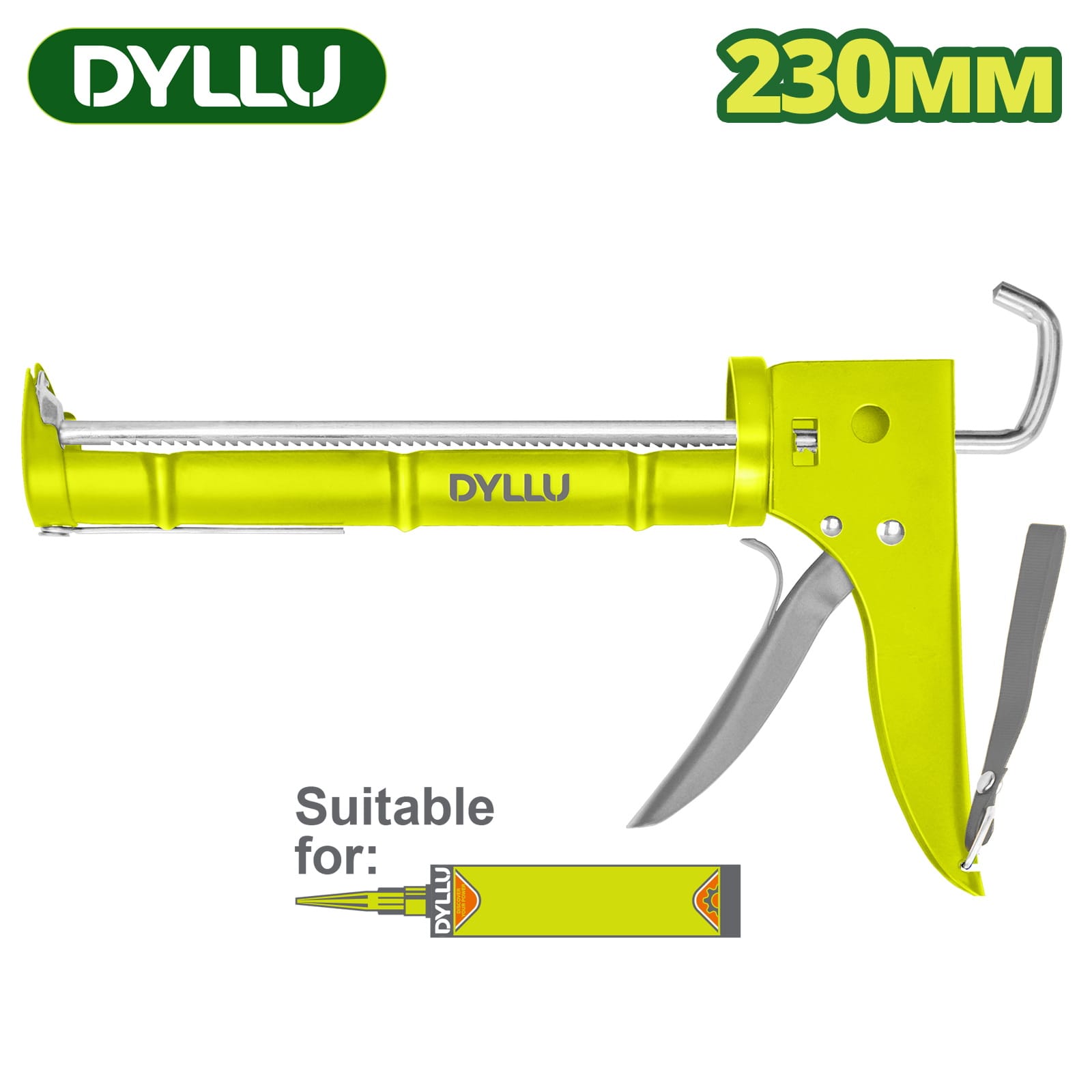 Пистолет для герметика 230 мм DTCG2309 DYLLU