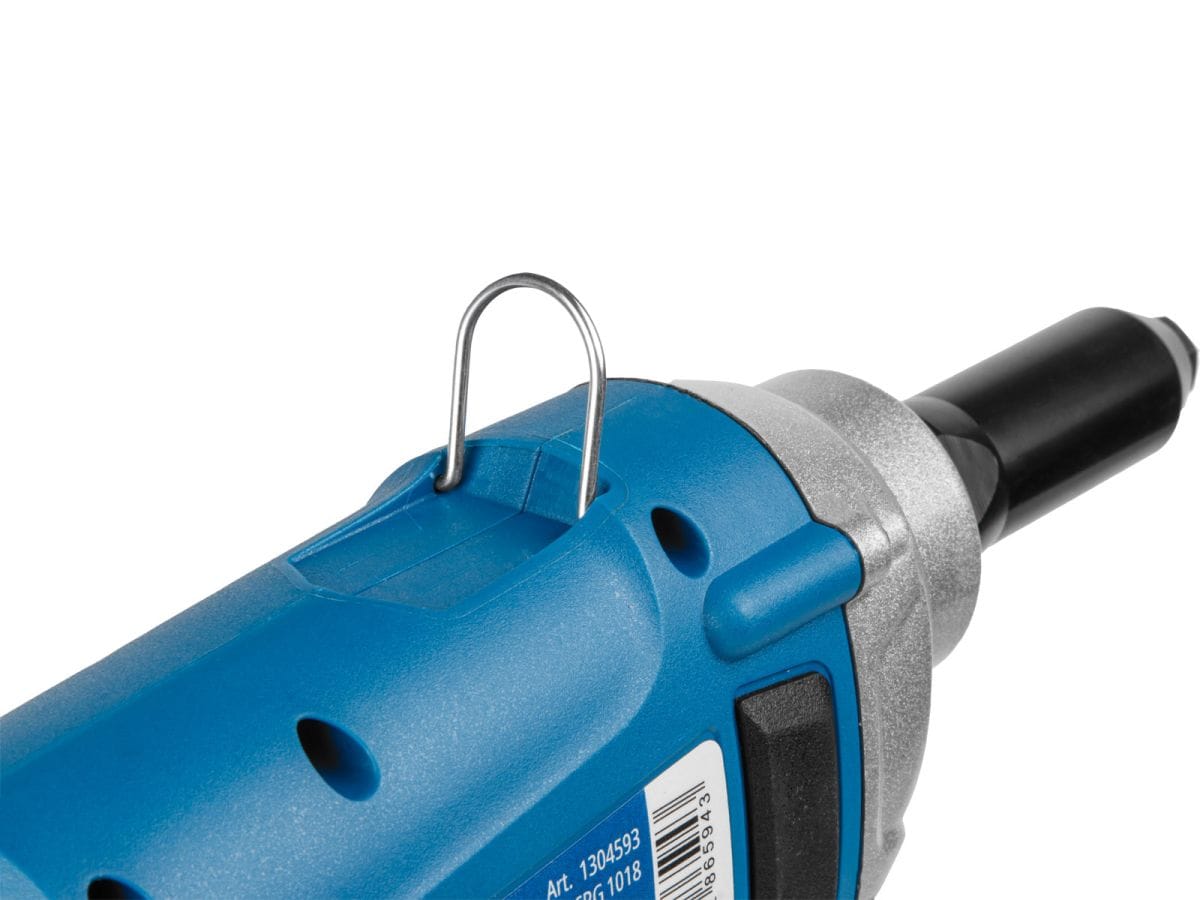 Аккум. заклепочный пистолет в кор. XLTpro SOLO, БЕСЩЕТ., 25 мм, 10000 Н (2.4, 3.2, 4.0, 4.8 мм, вытяжные, подсветка) BULL CRG 1018