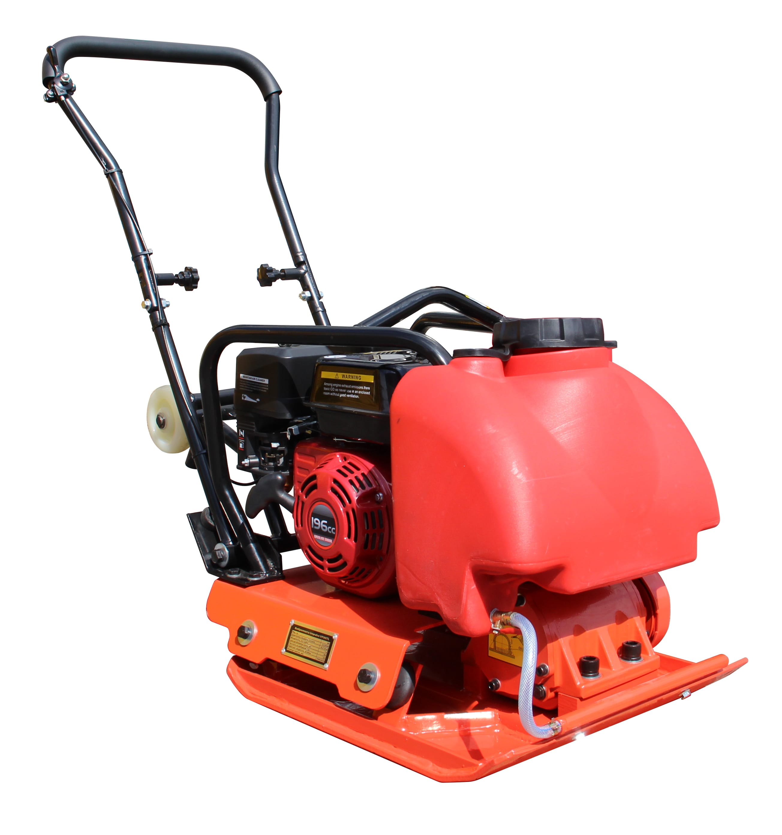 Виброплита VP80TL Loncin G200F (бак, колеса) Impulse