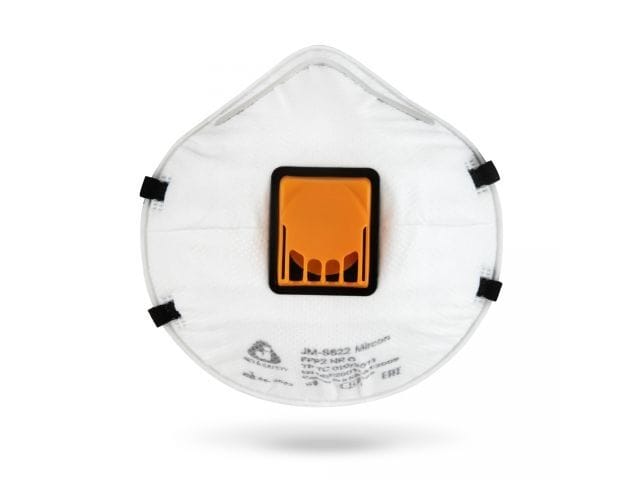 Респиратор JM-8622 формов. с клап. FFP2 (до 12 ПДК) (без индивидуальной упаковки) JETA SAFETY