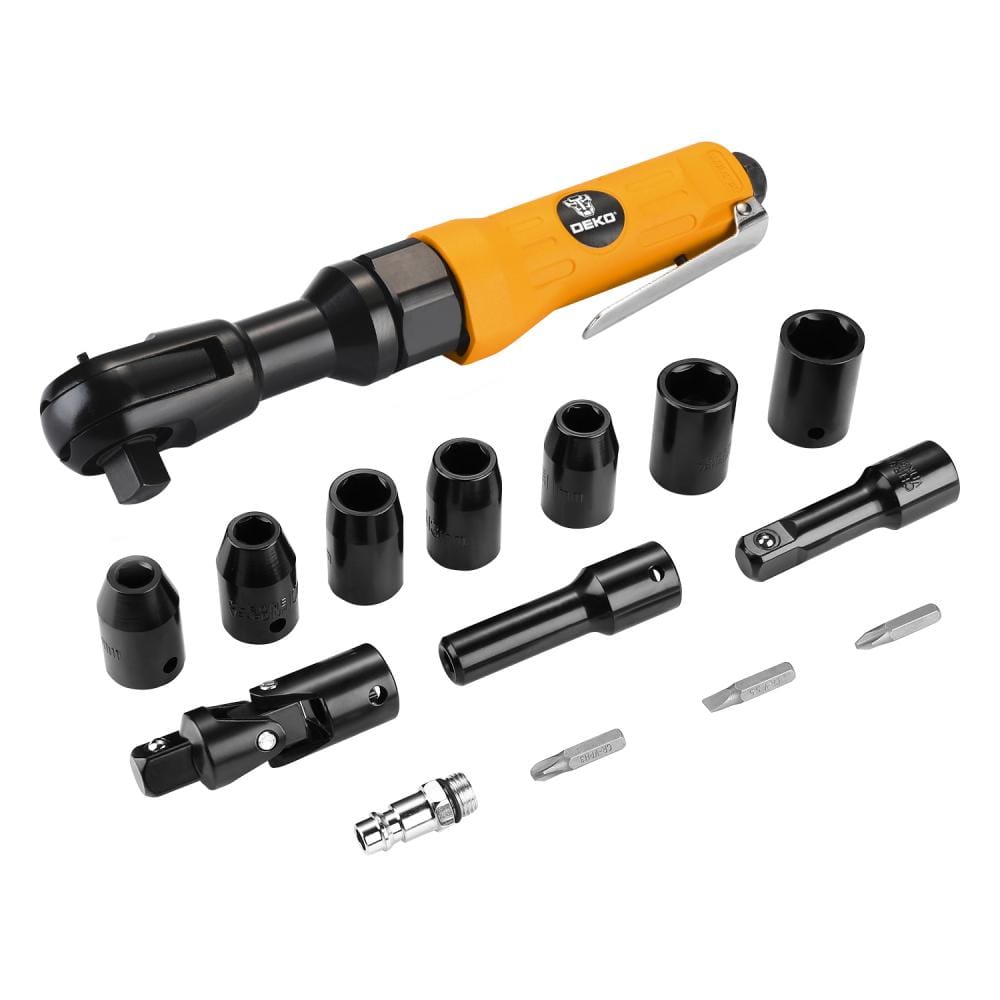 Пневмогайковерт угловой DKPT03 SET 3 Deko