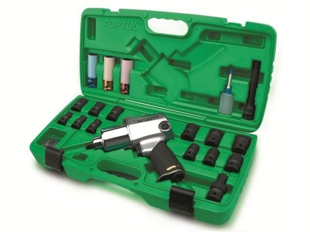Пневмогайковерт 1/2" 949Nm с набором головок 27пр. в чем. TOPTUL GDAI2703