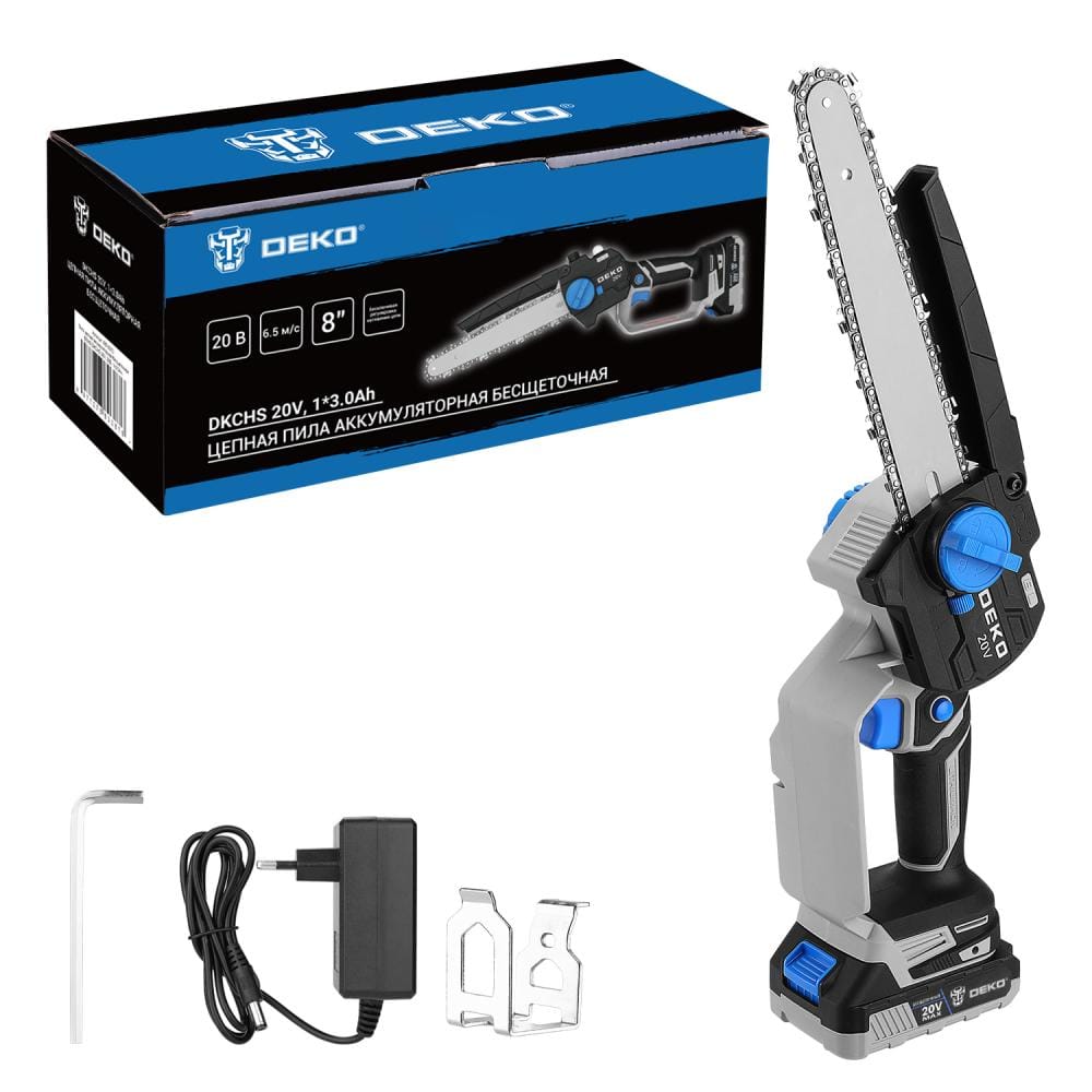 Пила цепная аккумуляторная DKCHS 20V 085-2010 Deko