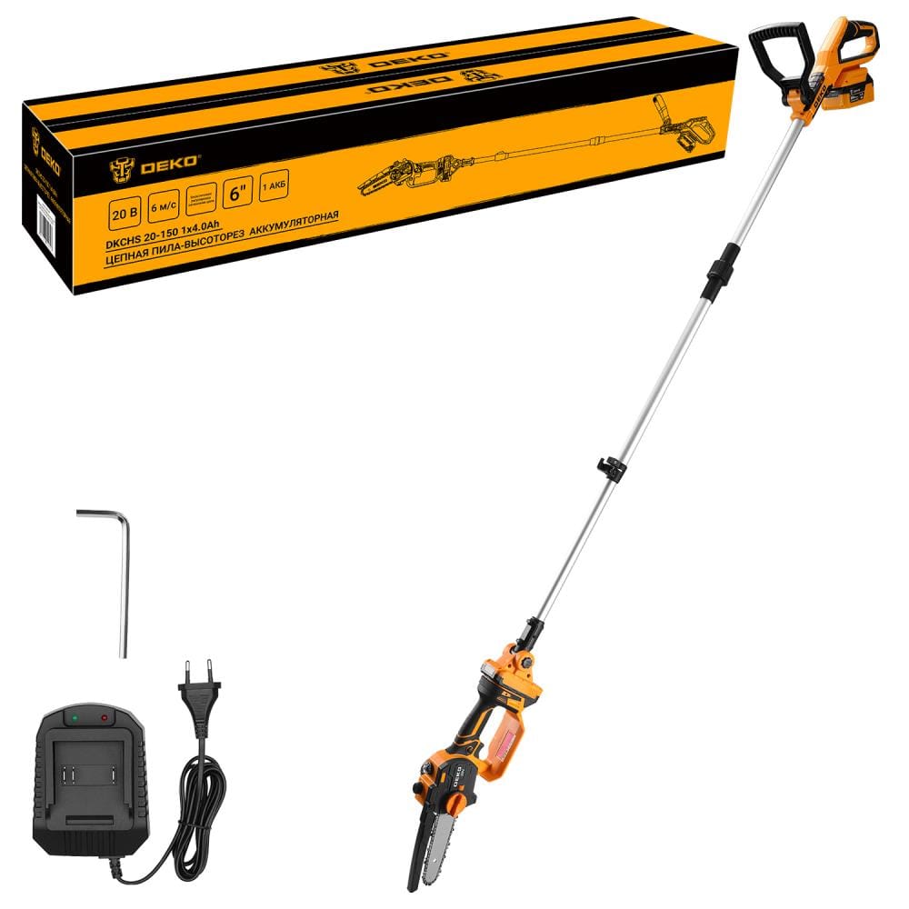 Цепная пила-высоторез аккумуляторная DKCHS 20-150 085-4447 Deko