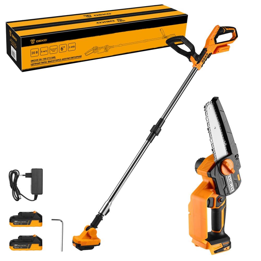 Цепная пила-высоторез аккумуляторная DKCHS 20-150 063-4482 Deko