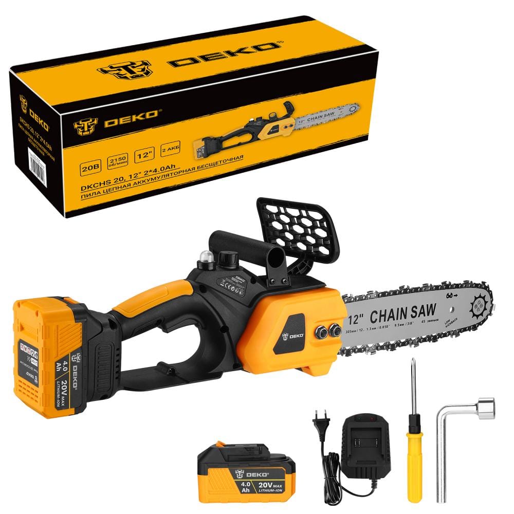 Пила цепная аккумуляторная DKCHS 20 085-2000 Deko