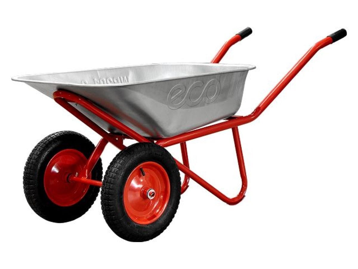 Тачка строительная (90л, 200кг, 2 пневмоколеса 3.25-8) ECO WB201-2