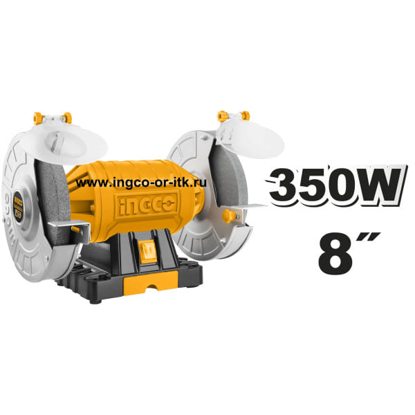 Заточной станок 350Вт INDUSTRIAL INGCO BG83502