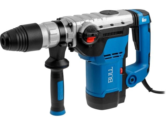Перфоратор в чем. 1250 Вт, 2-9 Дж, 40 мм, 3 реж. + 1 зуб., 1 сверло, SDS-max, рег. об. (вес 7 кг) BULL BH 4002