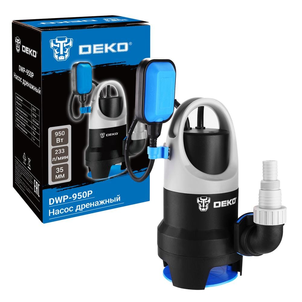 Насос дренажный DWP-950P Deko