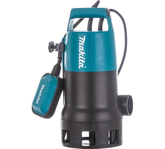 Дренажный насос для грязной воды (400 Вт, 8400 л/ч, до 5 м, пластм. корпус) MAKITA PF 0410