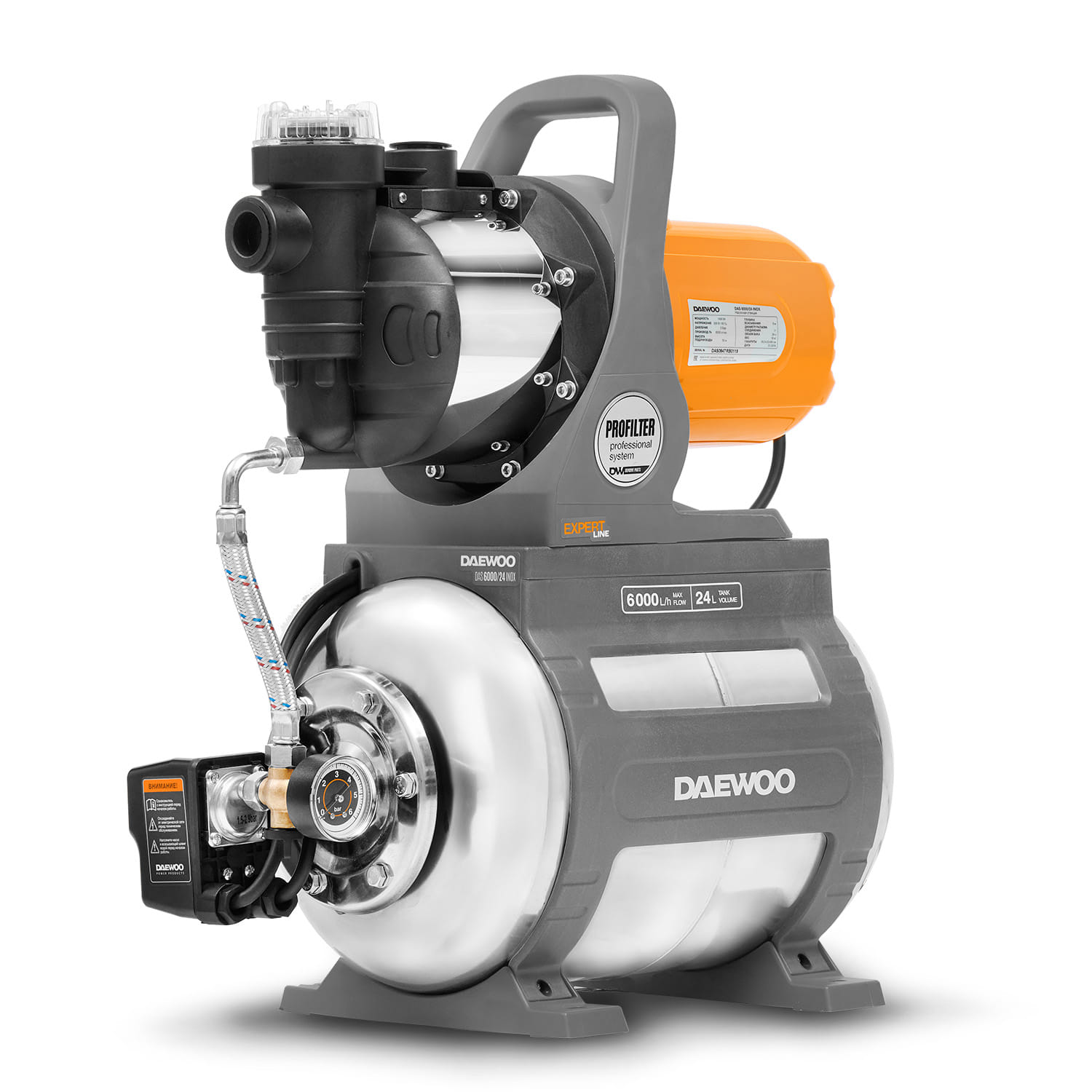 Насосная станция DAS 6000/24 INOX Daewoo Power