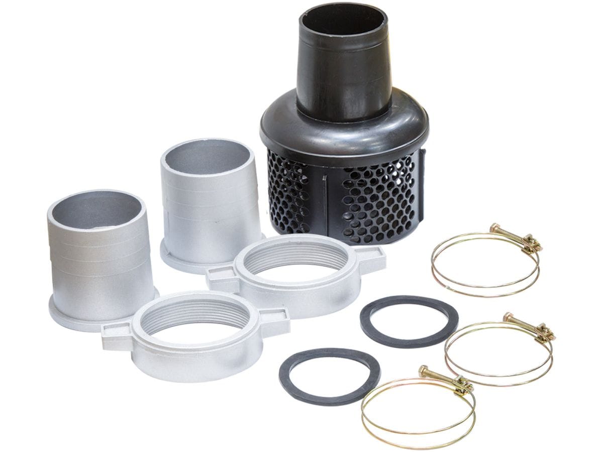 Мотопомпа бензиновая (для слабозагрязненной воды, 9,5 кВт, 1600 л/мин, 4") ECO WP-1601C