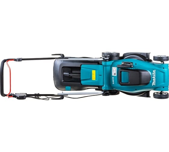 Газонокосилка электрическая (1400 Вт, шир. 370 мм, выс. 20-55 мм, пластм. корпус, без мульчир., травосборник 40 л) MAKITA ELM 3720