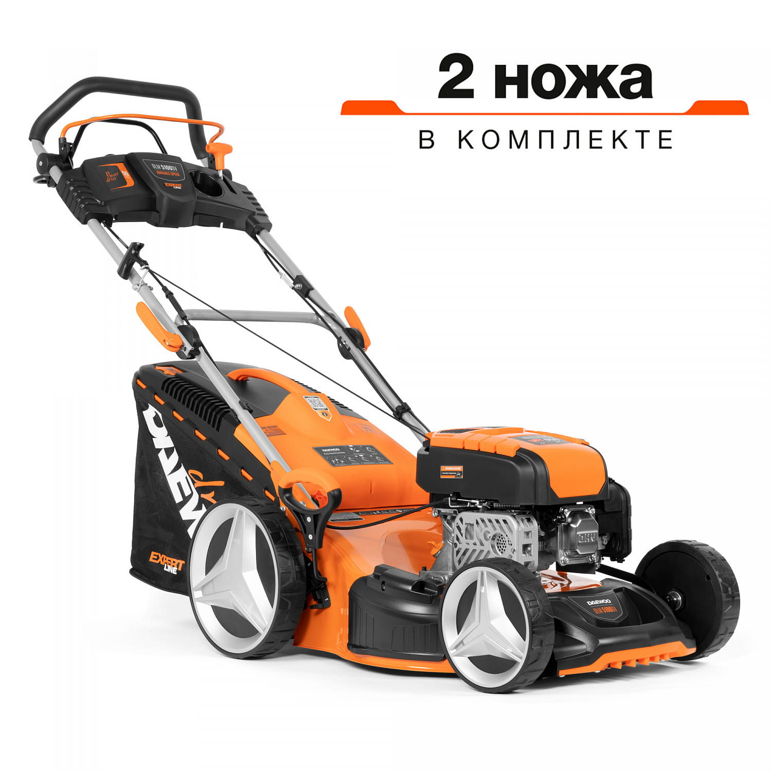 Газонокосилка бензиновая самоходная DLM 5100SV Daewoo Power