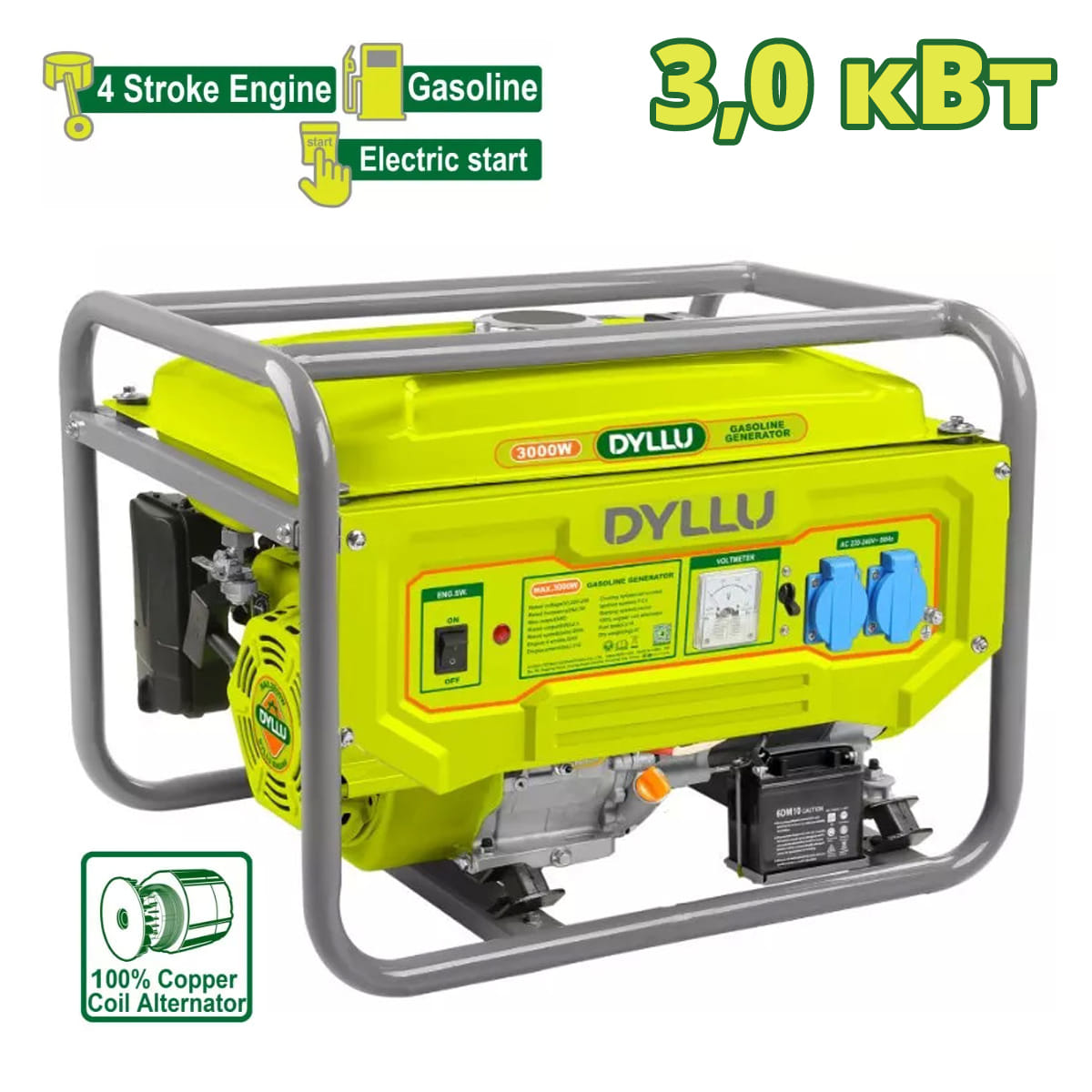 Генератор бензиновый DTGEAA06D DYLLU