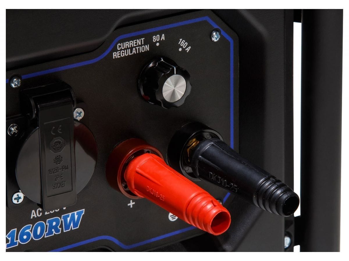 Электростанция сварочная (1.1 кВт, 230 В, бак 15.0 л, для сварки постоянным током, 80А\160A) ECO PE-160RW