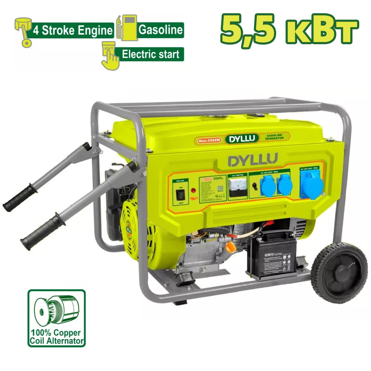 Генератор бензиновый DTGEAA08 DYLLU