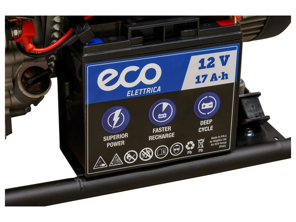 Электростанция (генератор бензиновый) (электростарт, 6,5 кВт, 380/220 В, бак 25.0 л, вес 82 кг) ECO PE-9001E3FP